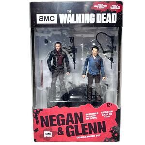 The Walking Dead TV Series Negan and Glenn 5" Deluxe Box Set McFarlane Toys